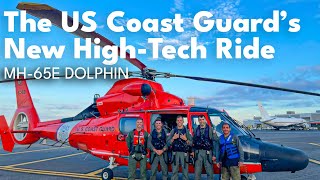 The US Coast Guards New Helicopter Hits the Skies  MH65E Dolphin  USCGAS Atlantic City [upl. by Roee]