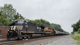 NSKCS Duo Lead Todays CSX B725 Thru Weedsport NY  July 11 2024  4K60 [upl. by Meara36]