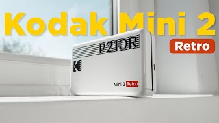 KODAK MINI 2 RETRO Best Portable Printer 2024 [upl. by Gerlac889]