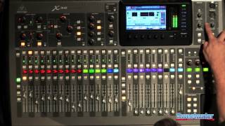 Behringer X32 Digital Console Interface Overview  Sweetwater Sound [upl. by Enilra]