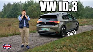 Volkswagen ID 3 Pro S 2023 facelift  Any Improvements ENG  Test Drive and Review [upl. by Imuyam]