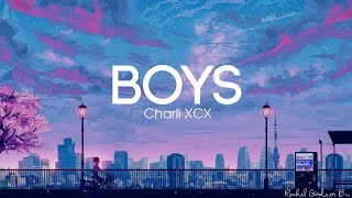 Charli XCX  Boys Lyrics [upl. by Eillak]