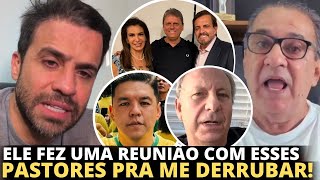 Aos prantos Pablo Marçal expõe reunião secreta de Tarcísio com pastores esta semana para derrubálo [upl. by Blackmun]