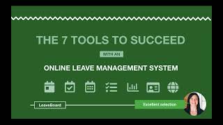 7 Tools to Succeed with an Online Leave Management System [upl. by Boyer]