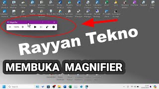 Tutorial Menjalankan Atau Membuka Magnifier di Laptop Windows 11 [upl. by Cate521]