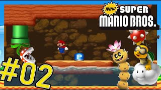 Lets Play New Super Mario Bros DS 2  Lakitus Stachis amp Pokeys in der trockenen Wüste [upl. by Uolymme]