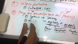 Peptic Ulcer 5 of 5 Treatment Pharmacology [upl. by Nnaycart]