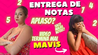 🏫ENTREGA DE NOTAS DE MAVIS pasó grado VIDEO TERMINA MAL 😡 [upl. by Rehpretsirhc566]