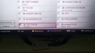 lg led tv kanal taşıma silme düzenleme [upl. by Berman]