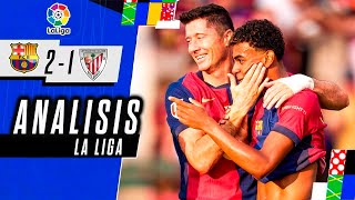 BARCELONA vs ATHLETIC CLUB 21  LA LIGA 2024  ANALISIS del PARTIDO [upl. by Cornell945]