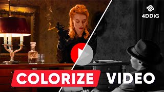 How to Colorize Black and White Videos Using AI  Auto AI Colorized [upl. by Adelaide]