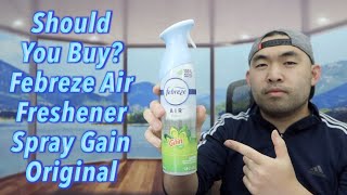 Should You Buy Febreze Air Freshener Spray Gain Original [upl. by Sallie]