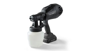 Cordless 18V HVLP Paint Sprayer │ Rutlands® [upl. by Nur]