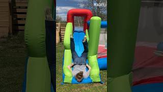 How did she bend like that 😂🛝 slide summer fail funny shorts [upl. by Attenborough685]