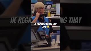 The cashier regretted saying that😂😂 entertainment recommended memes funny reels [upl. by Shaddock]