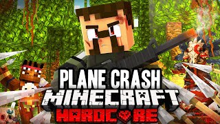 100 Players Simulate PLANE CRASH in Minecraft [upl. by Cirilla]