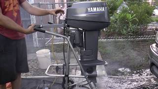 2007 Yamaha 25hp 2 Stroke Outboard Motor [upl. by Almeeta]