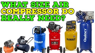 What Size Air Compressor Do You Really Need Updated 2023 [upl. by Yreffeg]