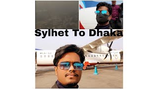 Sylhet To Dhaka With NovoAir ATR725 AircraftFirst Time Flight ExperienceNovoAir Domestic Flight [upl. by Niklaus]