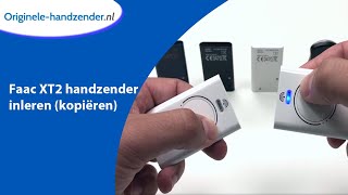 Faac XT2 handzender inleren kopiëren [upl. by Repip]