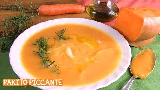 VELLUTATA DI ZUCCA E CAROTE Deliziosa • Ricetta di Pakitopiccante [upl. by Llenet]