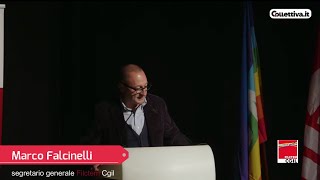 quotLintelligenza del Lavoroquot assemblea Cgil Marco Falcinelli [upl. by Neersan]