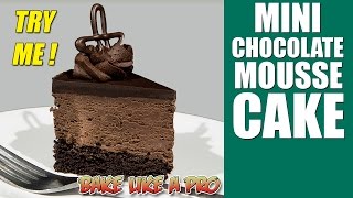 Mini Chocolate Mousse Cake Recipe [upl. by Gwyneth716]