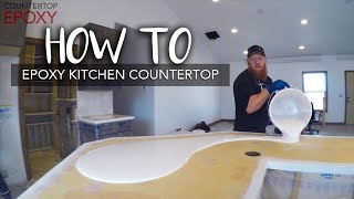 Epoxy Resin for Beginners  Easy Countertop Design Ideas [upl. by Ayotahc]