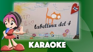 La canzoncina della gattina Diamantetabellina del 4  Versione karaoke MelaEducational [upl. by Avon]