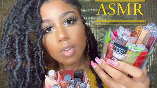 ASMR  My Lipgloss Collection amp ApplicationTryon 💄💋 Soft Tapping amp Whispers [upl. by Kirrad]