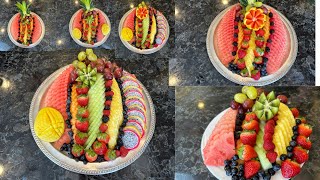 Healthy Fruit Platters 12  Easy Party Platters Ideas for Small Partieshow to cut Fruit for Guests [upl. by Ettereve]