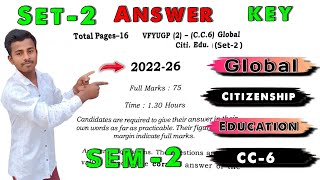 Global citizenship education semester 2 Cc6 semester 2 [upl. by Esereht974]