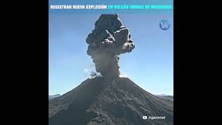 Registran nueva explosión en volcán Ubinas de Moquegua [upl. by Novahs]