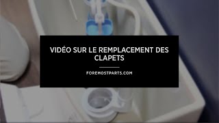 Vidéo sur le remplacement des clapets [upl. by Wadesworth]