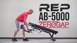 REP AB5000 Adjustable Bench with ZeroGap™ [upl. by Ditzel]