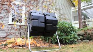 Using the DualBatch Compost Tumbler  Gardeners Supply Co [upl. by Lorelei]