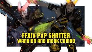 FFXIV PVP Monk And Warrior A Perfect Duo Counter Dark Knights [upl. by Rock]