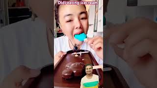 Videshi didi eating icecream 🍦🍨🍦🍨🔥🔥🔥 mukbang eating icecream chocolate funny [upl. by Eilegna]