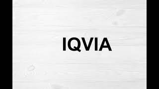 How To Pronounce Iqvia [upl. by Erialc]