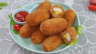 ইফতারে দোকানের মতো স্বাদে ডিম চপআলুর চপ  Dim Aloor chopEgg chopEgg CutletDim Chop Iftar recipe [upl. by Teece]