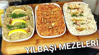 10 DAKİKADA Yılbaşı Sofrası İçin Farklı Meze Tarifleri OSMANLI MEZESİ PEYNİRLİ FINDIK EZMESİ [upl. by Lajet]