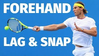 Forehand Lag and Snap  Tennis Forehand Lesson [upl. by Lletnahs318]