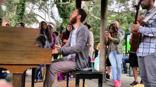 Mike Posner amp Adam Friedman  Iris LIVE 071615 [upl. by Ddahc]