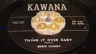 EDDIE CLARRY  THINK IT OVER BABY 1959 [upl. by Waldo206]