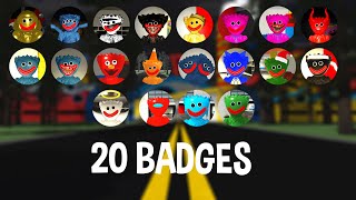 How to get the 20 BADGES in Poppy Playtime Morphs [upl. by Tennos]