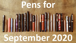 Pens for September 2020 [upl. by Savior]