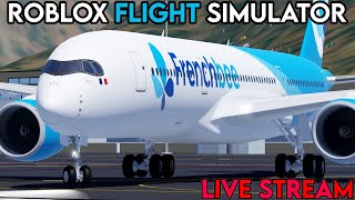 🔴ROBLOX FLIGHT SIM LIVE STREAM  PTFS  Project Flight [upl. by Annovahs]