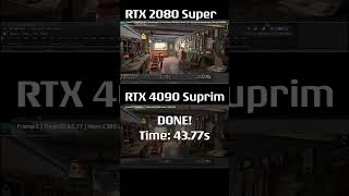 RTX 2080 VS RTX 4090 in Blender [upl. by Channing]