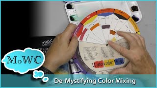 Demystifying Color Mixing Using a Color Wheel amp Placing my M Graham Watercolors [upl. by Leonard]