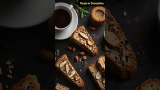 How to Cook Coffee Biscotti ☕️🍪✨ food chef [upl. by Selokcin]